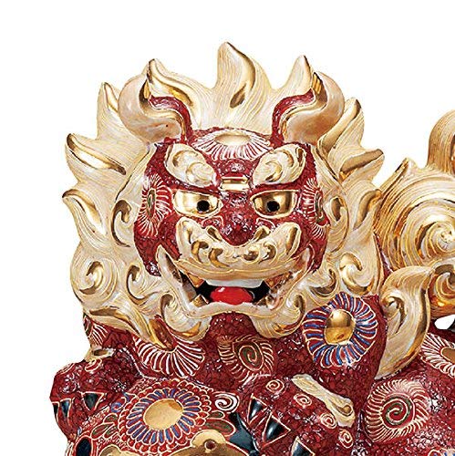 Amazon.co.jp: 伝統工芸 九谷焼 10号立獅子 盛 紙箱入り : ホーム